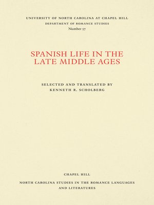 Spanish Life in the Late Middle Ages - ebook